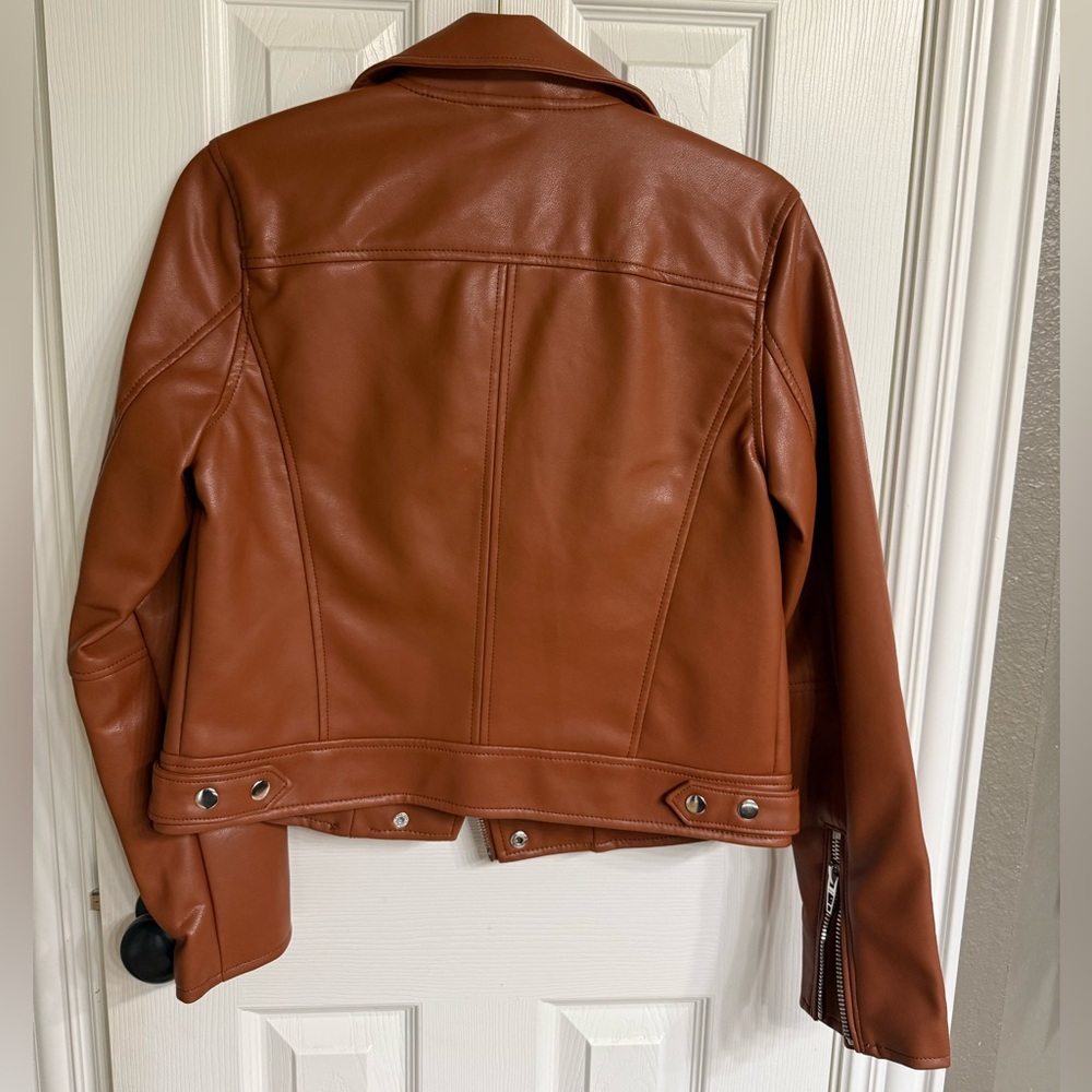 BLANKNYC Good Vibes Faux Leather Moto Jacket - Picture 3 of 4